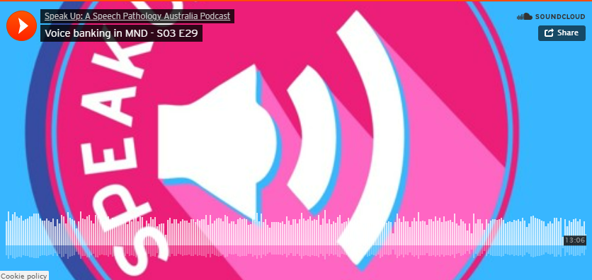 Speak Up Podcast: Control Bionics Discusses Voice Banking with Speech Pathology Australia