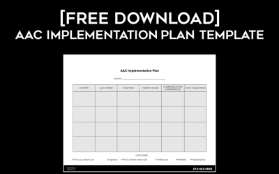 [Free Download] AAC Implementation Plan Worksheet