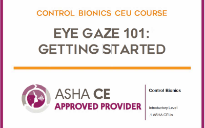 New Recorded Course: Eye Gaze 101