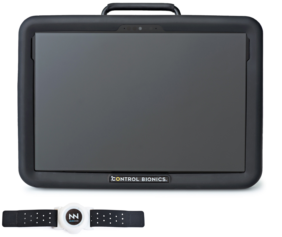 NeuroNode Duo Windows (SGD2) with NeuroNode on strap photo