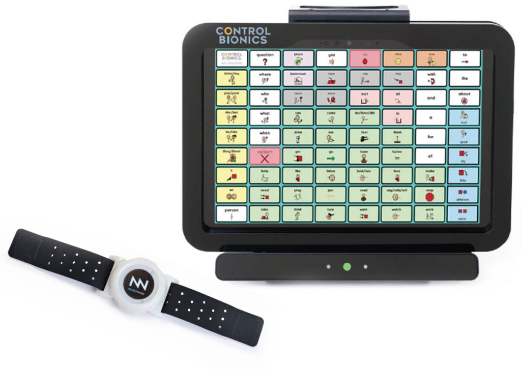 NeuroNode Trilogy with grid software and NeuroNode on Strap photo